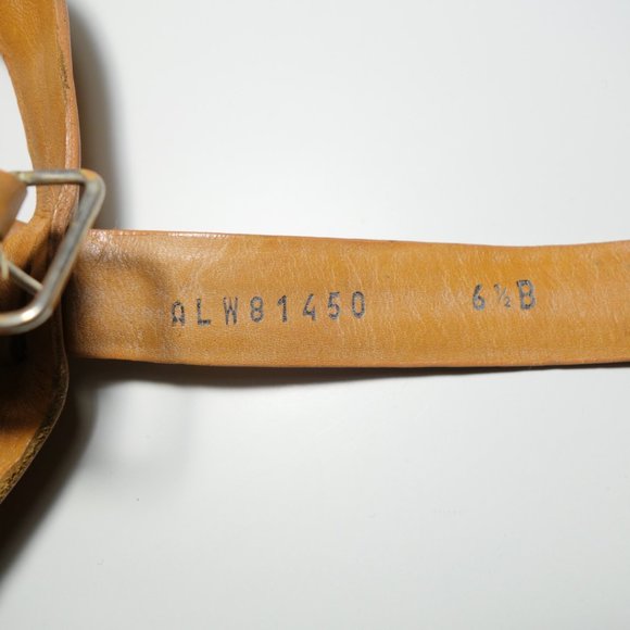 Ralph Lauren Purple Label Brown Ankle Strap High Heels Made In Italy, Sz 6.5B - Picture 7 of 10